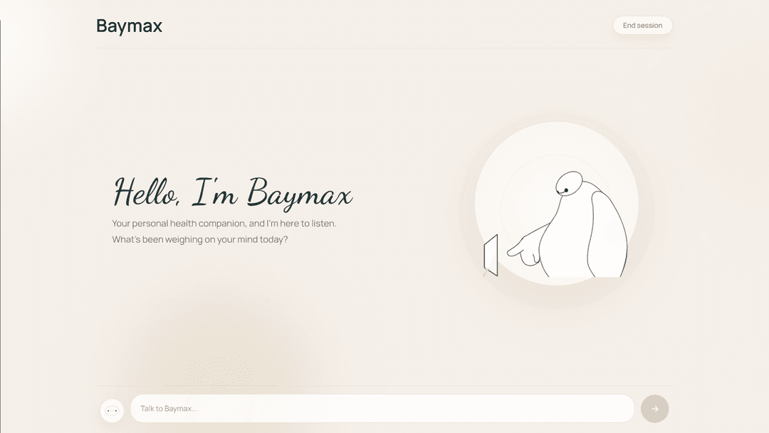Baymax โ Mental Health Chatbot